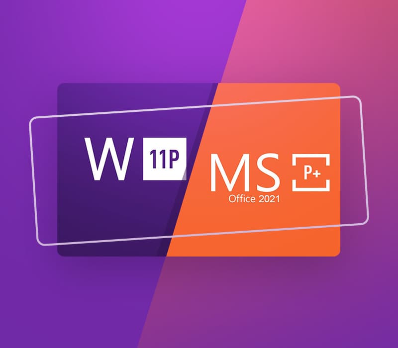 MS Office 2021 Professional Plus Retail & Windows 11 Professional Retail Bundle Key cover art