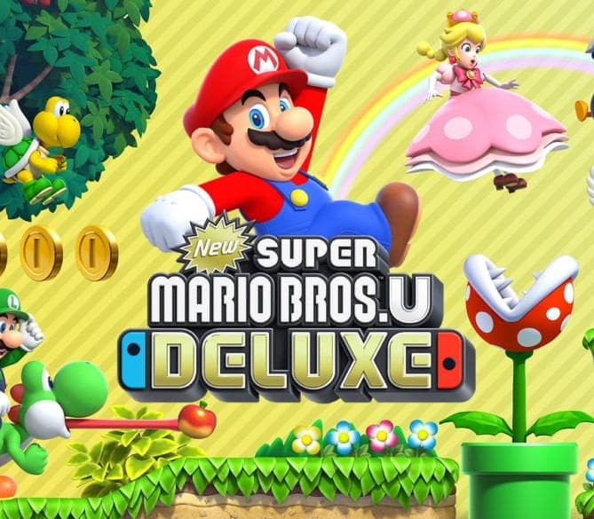 New Super Mario Bros U Deluxe US Nintendo Switch CD Key cover art